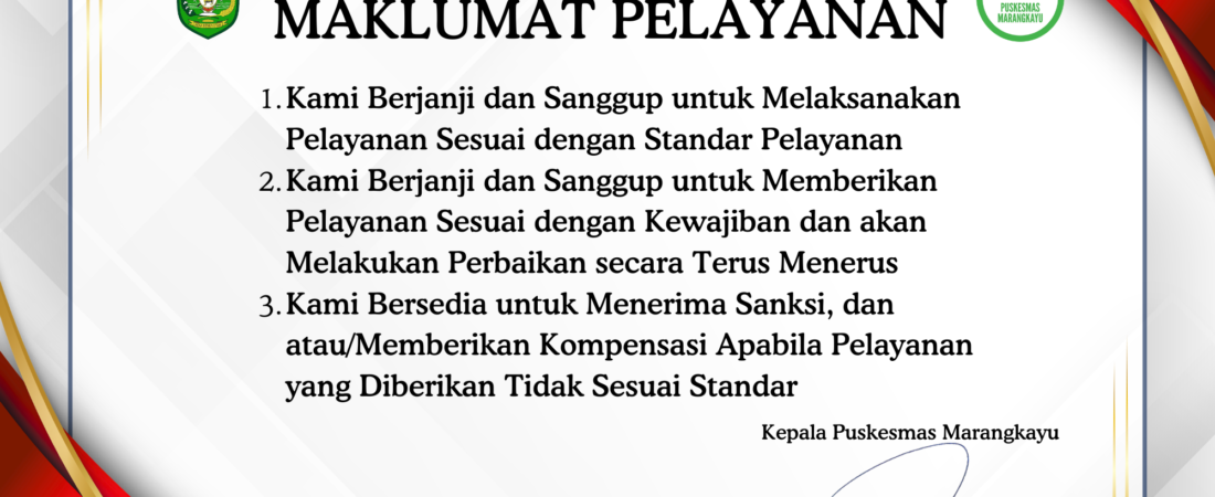 MAKLUMAT PELAYANAN