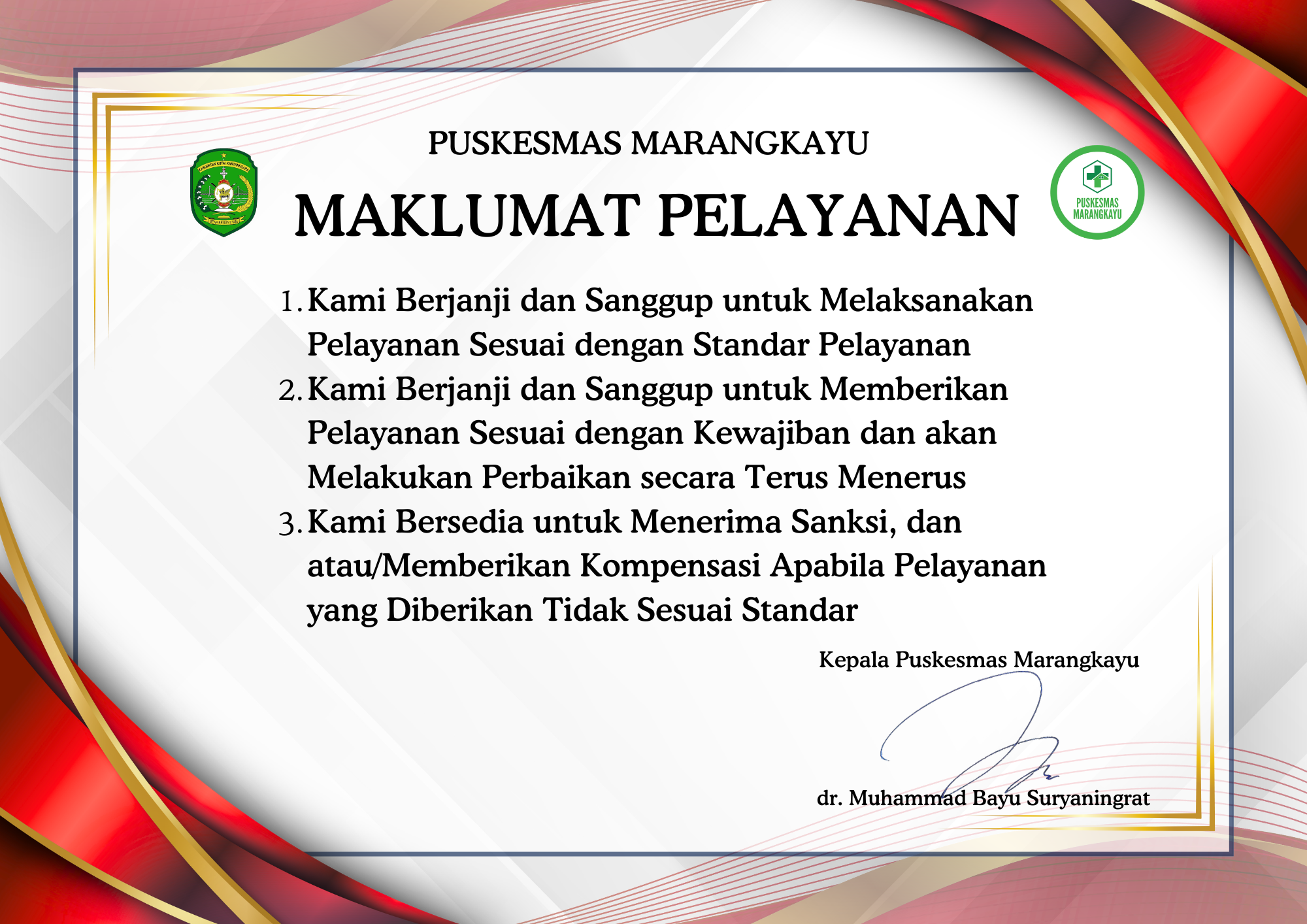 MAKLUMAT PELAYANAN